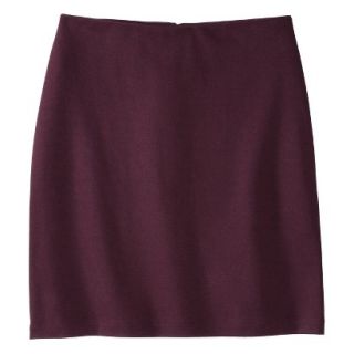 Mossimo Womens Plus Size Ponte Pencil Skirt   Purple 3
