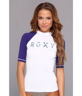 Roxy Perfect Stripe S/S Surf Shirt Womens Swimwear (White)