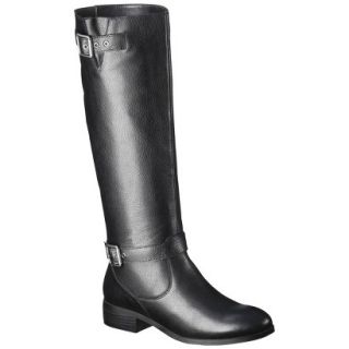 Womens Mossimo Supply Co. Rylee Genuine Leather Tall Boot   Black 5.5