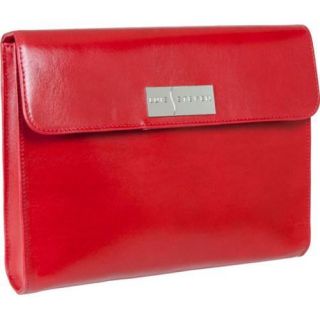 Womens Luis Steven Gisella Ipad Clutch Wallet C 3100 Red Leather
