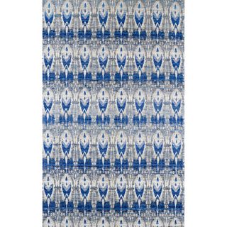 Nuloom Flatwoven Silk Blue Rug (7 6 X 9 6)