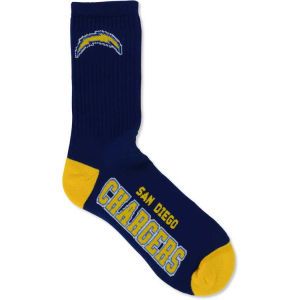 San Diego Chargers For Bare Feet Deuce Crew 504 Socks