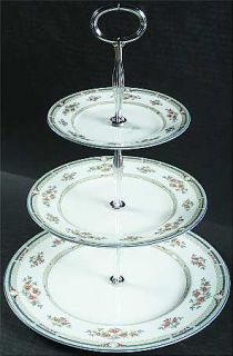 Wedgwood Hampshire 3 Tiered Serving Tray (DP, SP, BB), Fine China Dinnerware   R