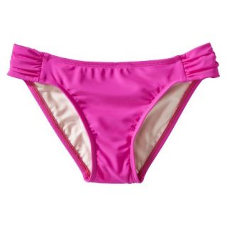 Juniors Hipster Swim Bottom  Magenta XL