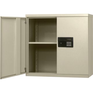 Sandusky Lee Keyless Electronic Steel Wall Cabinet   30 Inch W x 12 Inch D x 30