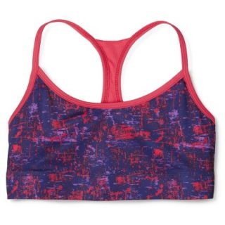C9 by Champion Womens Reversible Print Compression Cami Bra   Pink/Blue XS