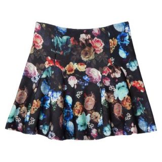 Mossimo Womens Scuba Skirt   Floral Print M