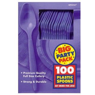 New Purple Big Party Pack   Spoons