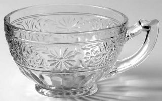 Indiana Glass Daisy Clear Cup Only   Clear, Depression Glass