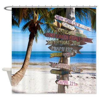  Key West Sign Shower Curtain