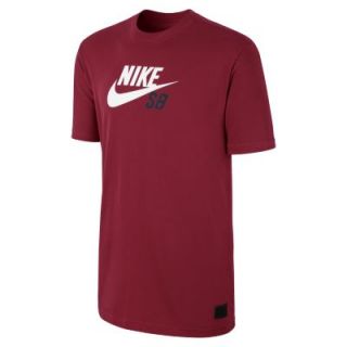 Nike SB QT Icon Logo Mens T Shirt   Gym Red