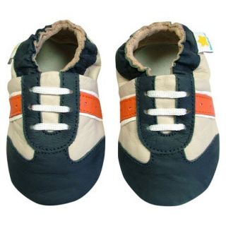 Ministar Beige/Navy/Orange Infant Sport Shoe   Small