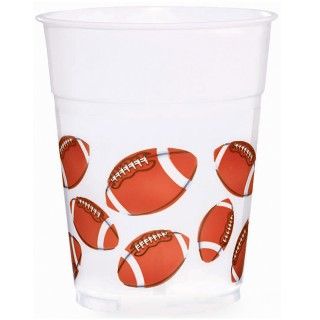 Football Fan 14 oz. Plastic Cups
