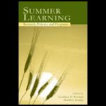 Summer Learning  Research, Policies, and Programs