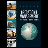 Operations Management   With CD and 3 Student DVDs