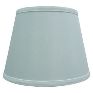 Threshold Linen Oval Lamp Shade with White Trim   Gray Small