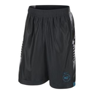 Nike N7 Printed Zone Mens Basketball Shorts   Anthracite