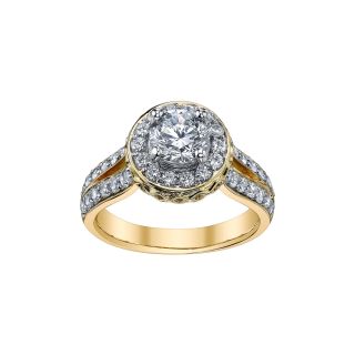 Diamonore 3 CT. T.W. Simulated Diamond Ring, Yellow/Gold, Womens