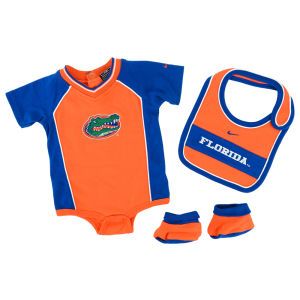 Florida Gators Haddad Brands NCAA Infant 3 Piece Creeper Set