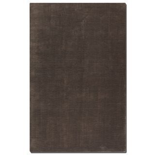 Danube Dark Lava Viscose Rug (5 X 8)