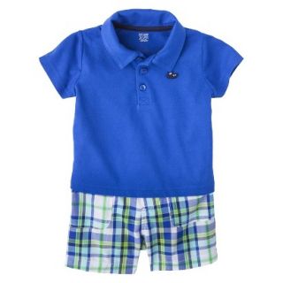Just One YouMade by Carters Newborn Boys 2 Piece Short Set   Blue 12 M