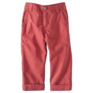 Cherokee Infant Toddler Boys Chino Pant   Cardinal Red 3T