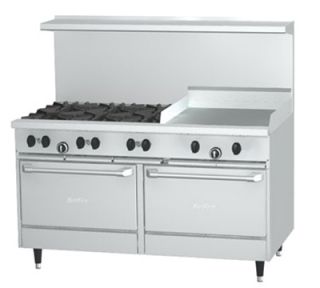 Garland 60 Sunfire 6 Burner Gas Range with Griddle, LP