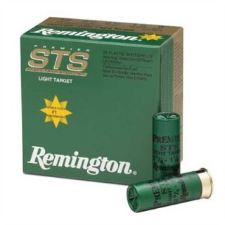 Remington Premier Sts Target Shotshells   Rem Shotshell 20110 7 1/2 12ga 2 3/4 1 1/8oz Light 2a