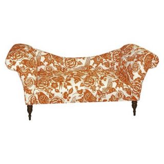 Skyline Chaise Lounge Ecom Tufted Chaise 6006 Canary Tangerine Upholstered