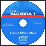 Saxon Algebra 1 Student Edition eBook CD ROM