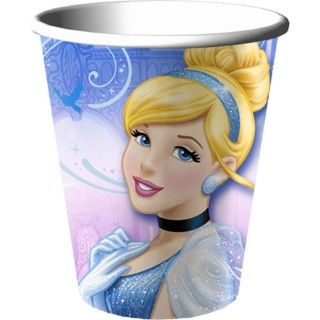 Disney Cinderella Sparkle 9 oz. Paper Cups