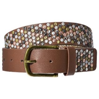 MOSSIMO SUPPLY CO. Brown Small All Over Stud Belt   XXL