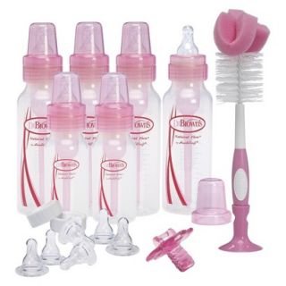Dr. Browns 22pc Baby Bottle Feeding Gift Set   Pink