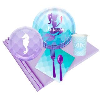 Mermaids Under the Sea Just Because Party Pack for 8