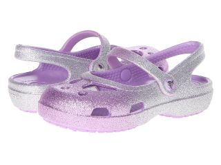 Crocs Kids Shayna Hi Glitter Ombre Girls Shoes (Purple)