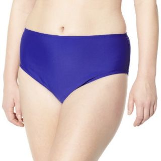Womens Plus Size Bikini Swim Bottom   Cobalt Blue 22W