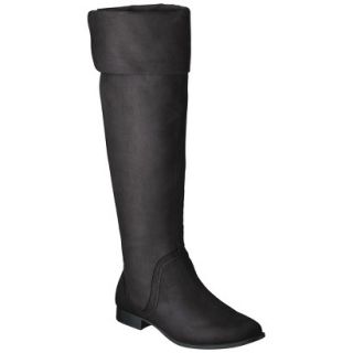Womens Mossimo Katreesa Tall Boots   Black 5.5