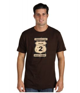  Gear Core Value 2 Road Sign Mens T Shirt (Brown)