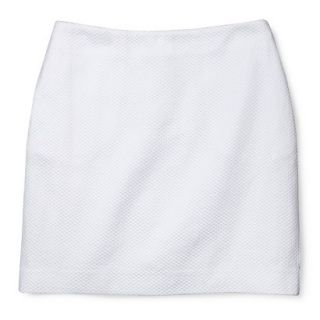 Merona Womens Woven Mini Skirt   Fresh White   2