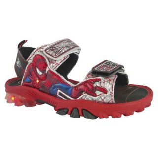 Toddler Boys Spiderman Hiking Sandals   Red 12