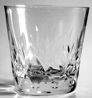 Metropolitan Glass Mgw4 Double Old Fashioned   Cear, Vertical X Cuts, Smooth Ste