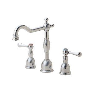 Danze D304057PNV Polished Nickel Opulence Two Handle Widespread Lavatory Faucet