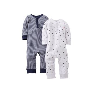 Carters 2 pk. Coveralls   Boys newborn 9m, Navy Boat, Navy Boat, Boys