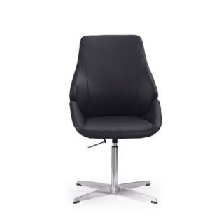 Whiteline Imports Natasha Mid Back Office Chair VC 1173P BLK / VC 1173P WHT C