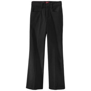 Dickies Girls Classic Fit Stretch Flare Bottom Pant   Black 6