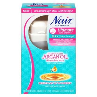 Nair Ultimate Roll On Wax Hair Remover with Moroccan Argan Oil   3.9 oz