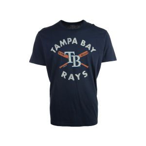 Tampa Bay Rays 47 Brand MLB Crossed Bats Flanker T Shirt