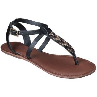 Womens Mossimo Supply Co. Cora Gladiator Sandals   Black 10