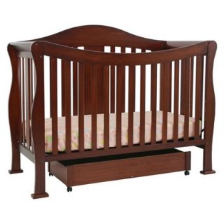 DaVinci Parker 4 in 1 Convertible Crib with Toddler Rail in Cherry