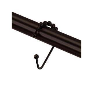 Maytex Ultimate Glide Shower Curtain Hooks, Oil Rubbed Bronze